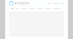 Desktop Screenshot of diversify.com