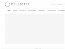 Tablet Screenshot of diversify.com